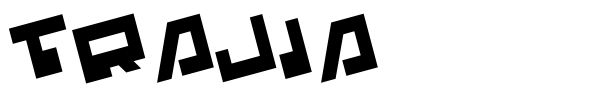 Trajia font preview