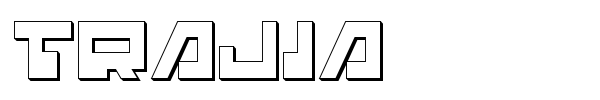 Trajia font preview