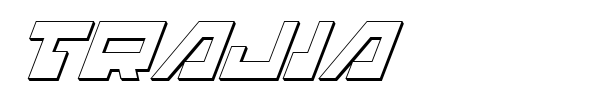 Trajia font preview