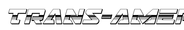 Trans-America font