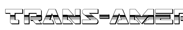 Trans-America font preview