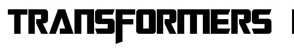 Transformers Movie font
