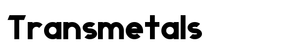 Transmetals font