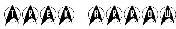 Trek Arrowcaps font