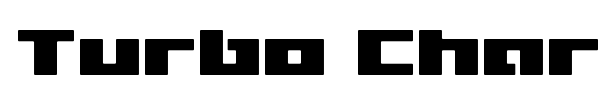 Turbo Charge font preview