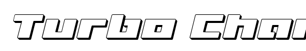 Turbo Charge font preview