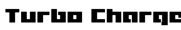 Turbo Charge font preview