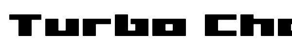 Turbo Charge font preview