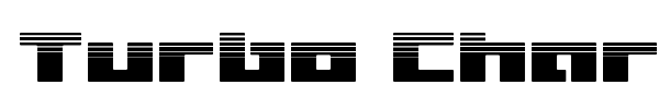 Turbo Charge font preview