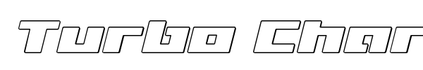 Turbo Charge font preview