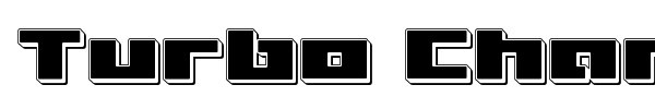Turbo Charge font preview