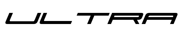 Ultra 911 font
