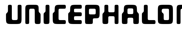 Unicephalon font