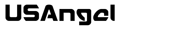 USAngel font preview