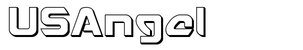 USAngel font preview