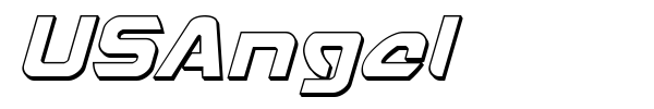 USAngel font preview