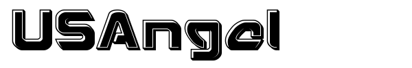 USAngel font preview