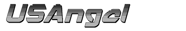 USAngel font preview