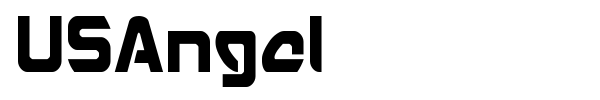 USAngel font preview