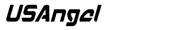 USAngel font preview