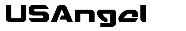 USAngel font preview