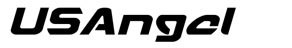USAngel font preview