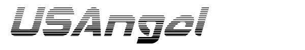 USAngel font preview