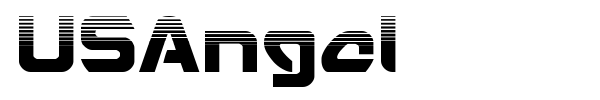 USAngel font preview