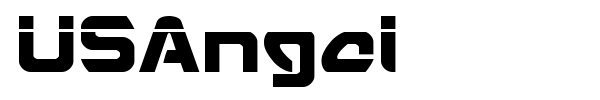 USAngel font preview
