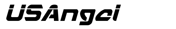 USAngel font preview