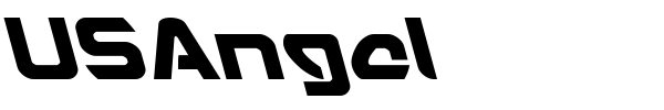 USAngel font preview