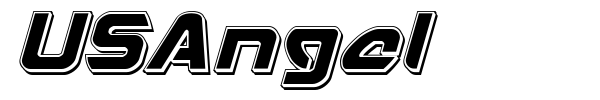 USAngel font preview