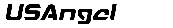 USAngel font preview