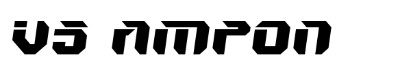 V5 Ampon font preview