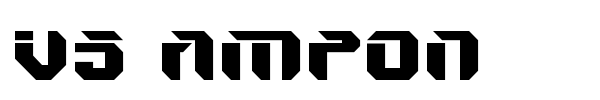 V5 Ampon font preview