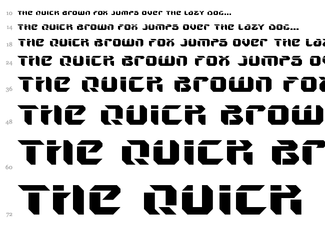 V5 Ampon font waterfall