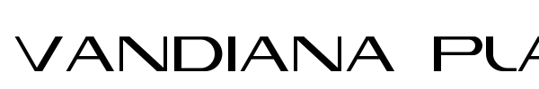 Vandiana Platin font