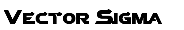 Vector Sigma font