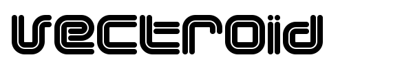 Vectroid font