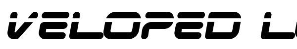 Veloped Logotype font