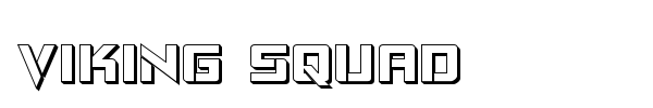 Viking Squad font preview