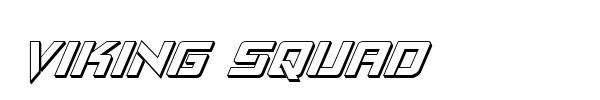 Viking Squad font preview