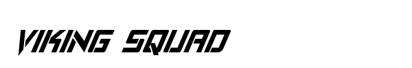 Viking Squad font preview