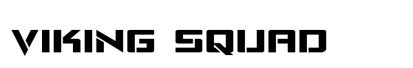 Viking Squad font preview