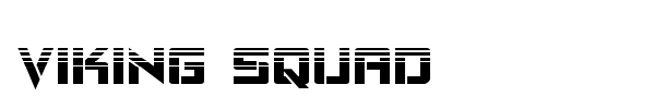 Viking Squad font preview