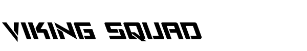 Viking Squad font preview