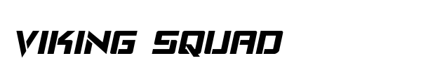 Viking Squad font preview