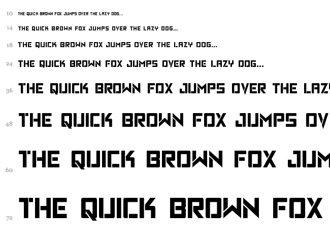 Viking Squad font waterfall