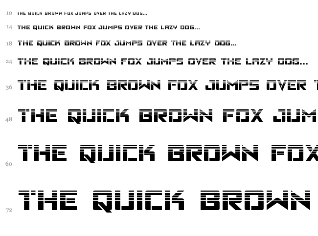 Viking Squad font waterfall