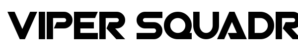 Viper Squadron font